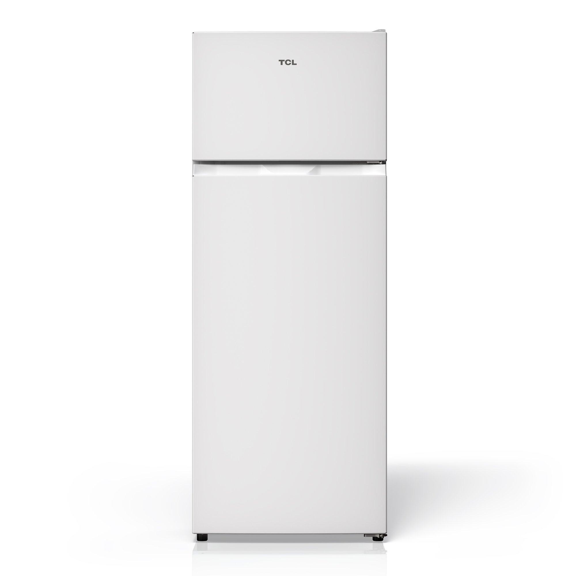 TCL 7.3 Cu. Ft. Double Door Refrigerator with Freezer in White, Energy Efficient, Model# TRT07T4AW
